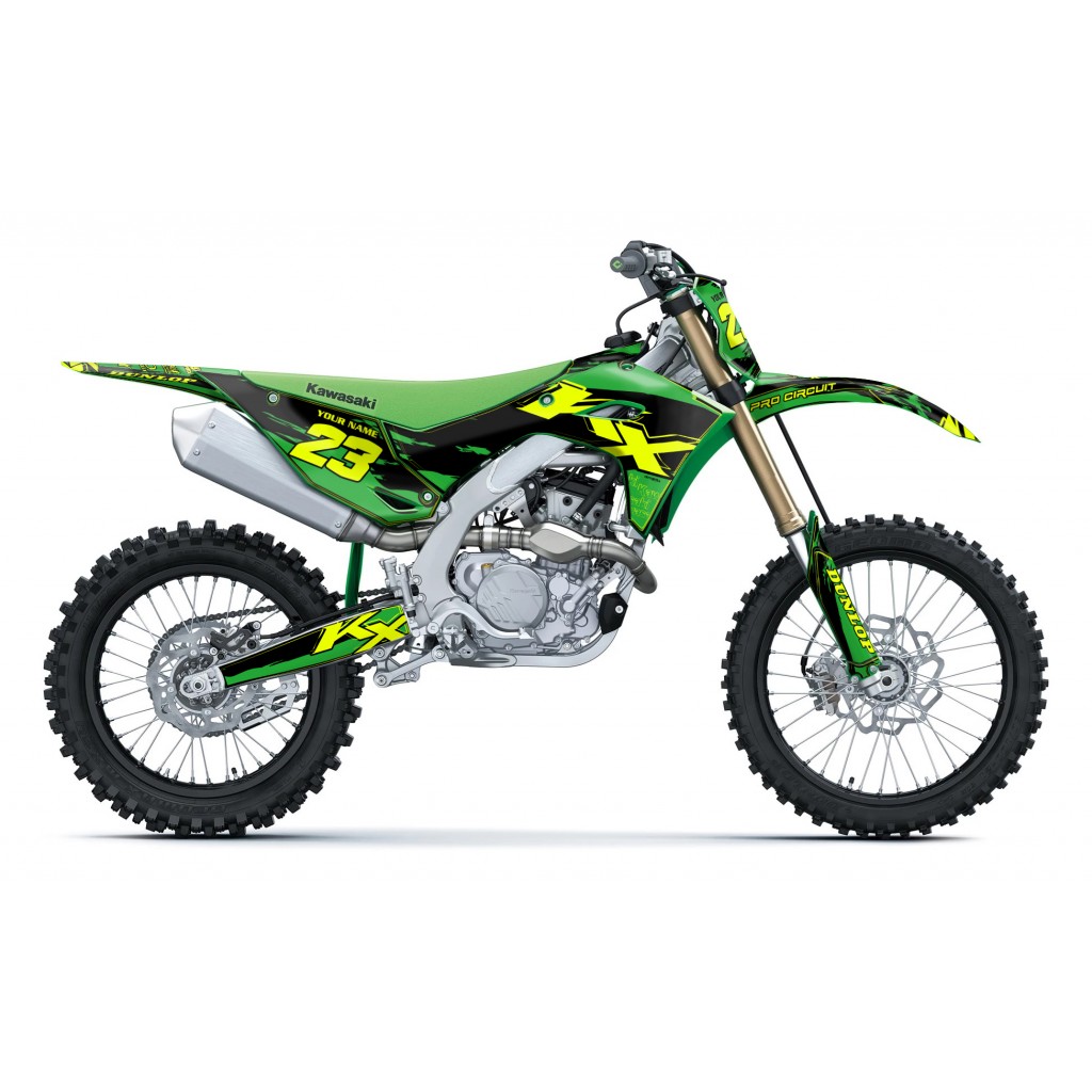 KAWASAKI KX 250 - 450 / 2025 GRAPHIC STICKER KIT