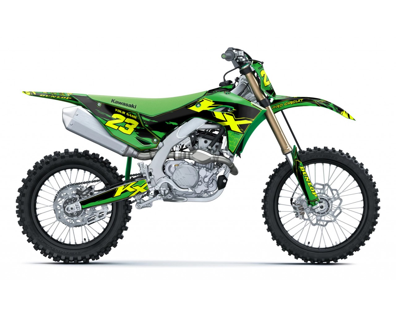 KAWASAKI KX 250 - 450 / 2025 GRAPHIC STICKER KIT