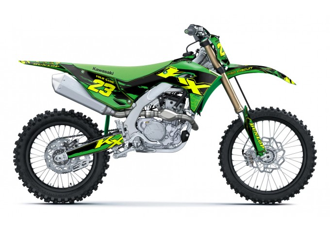 KAWASAKI KX 250 - 450 / 2025 GRAPHIC STICKER KIT