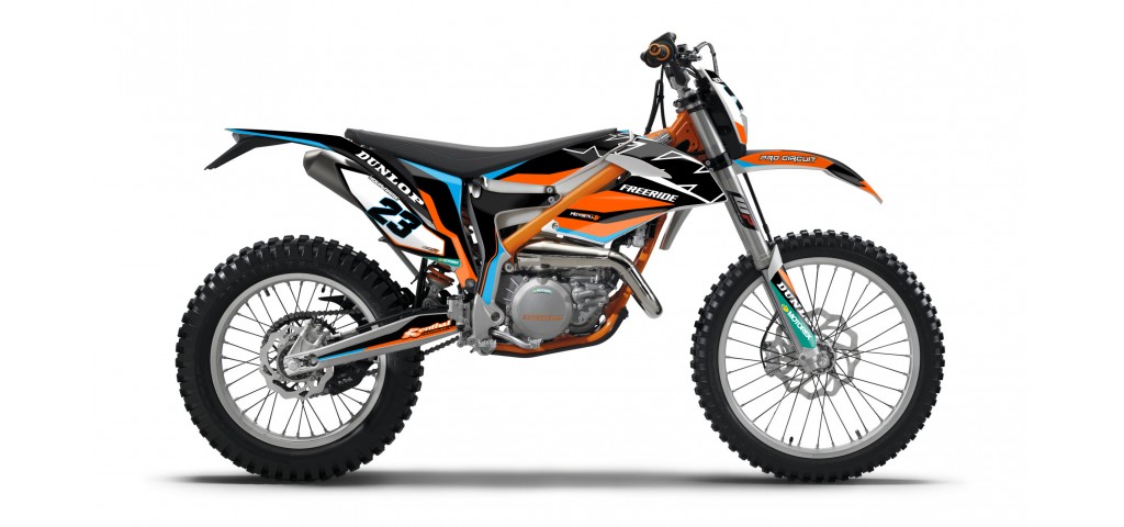 KTM FREERIDE GRAPHIC STICKER SET - DECAL KIT
