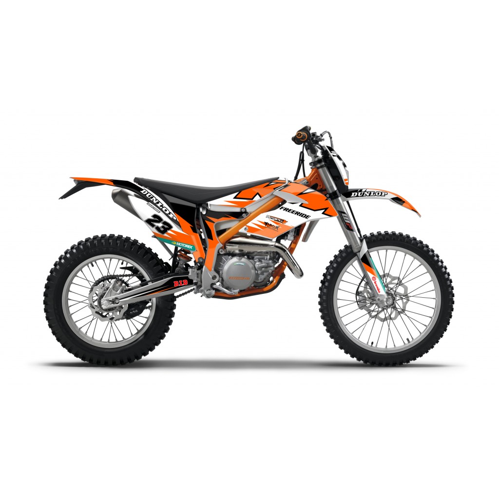 KTM FREERIDE GRAPHIC STICKER SET - DECAL KIT