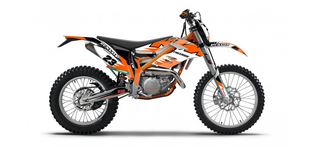 KTM FREERIDE GRAPHIC STICKER SET - DECAL KIT