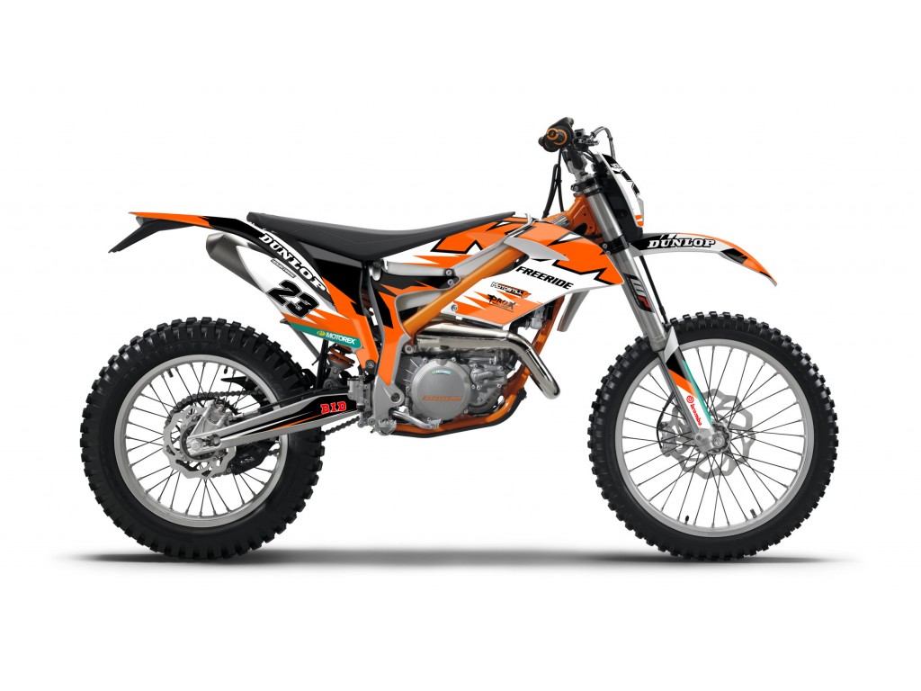 KTM FREERIDE GRAPHIC STICKER SET - DECAL KIT