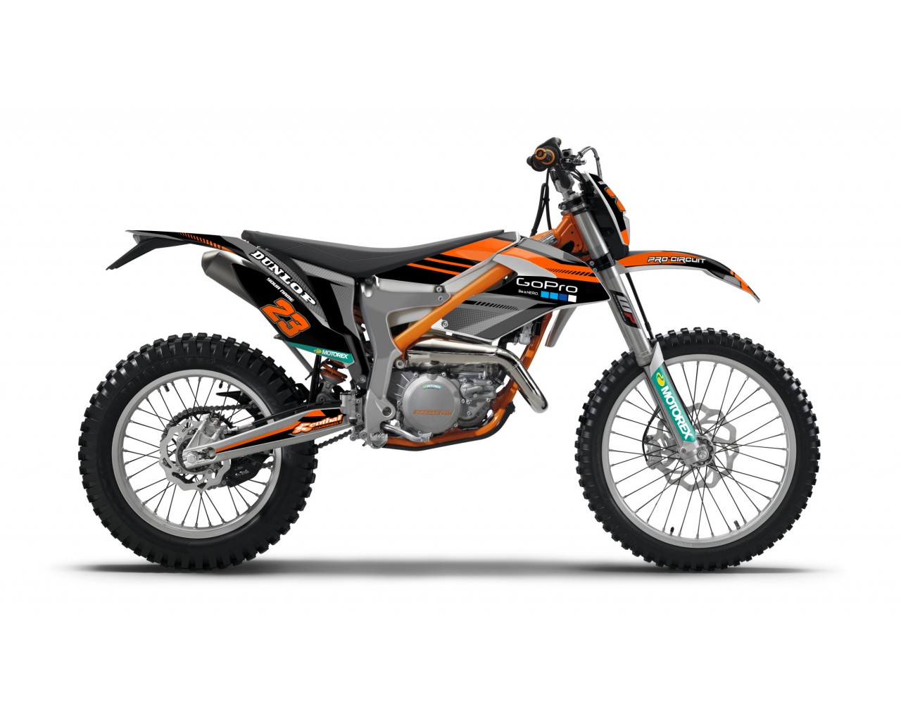 KTM FREERIDE GRAPHIC STICKER SET - DECAL KIT
