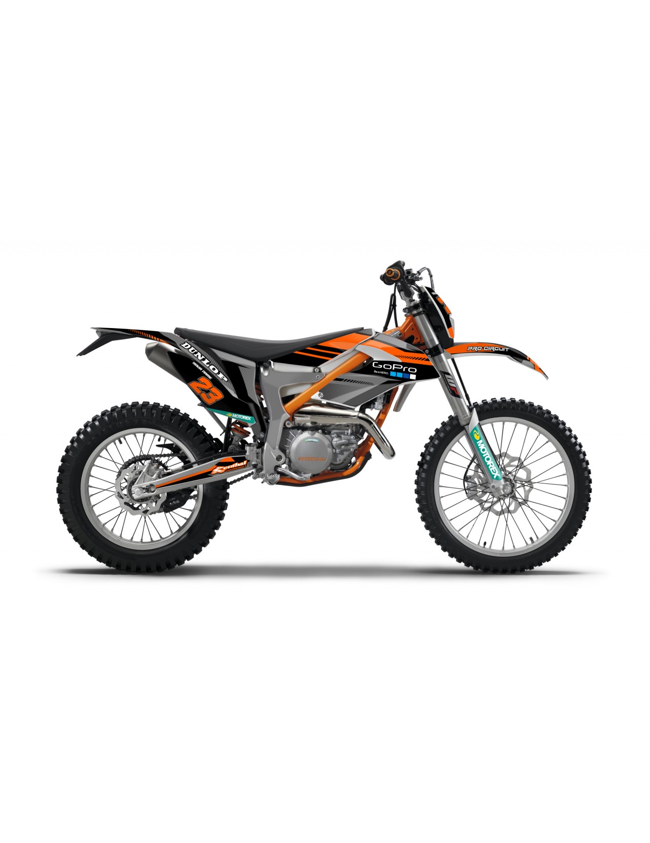 KTM FREERIDE GRAPHIC STICKER SET - DECAL KIT