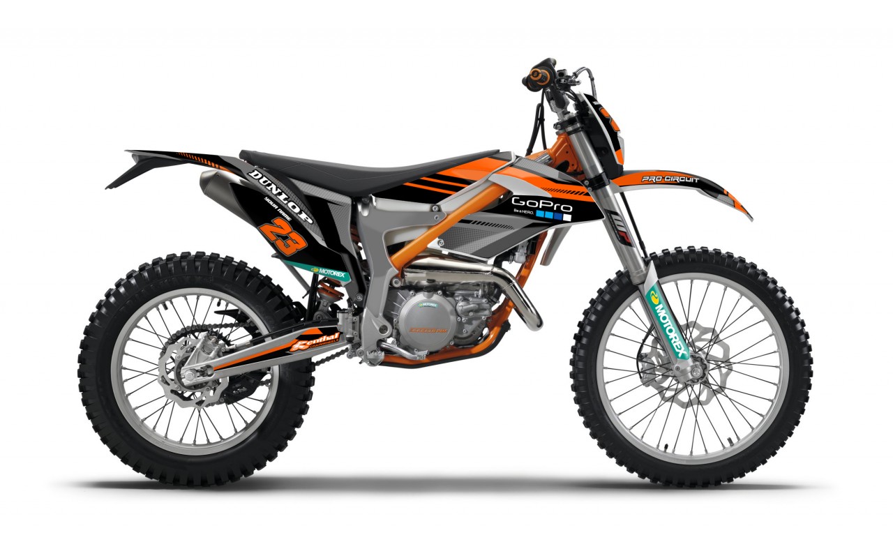 KTM FREERIDE GRAPHIC STICKER SET - DECAL KIT