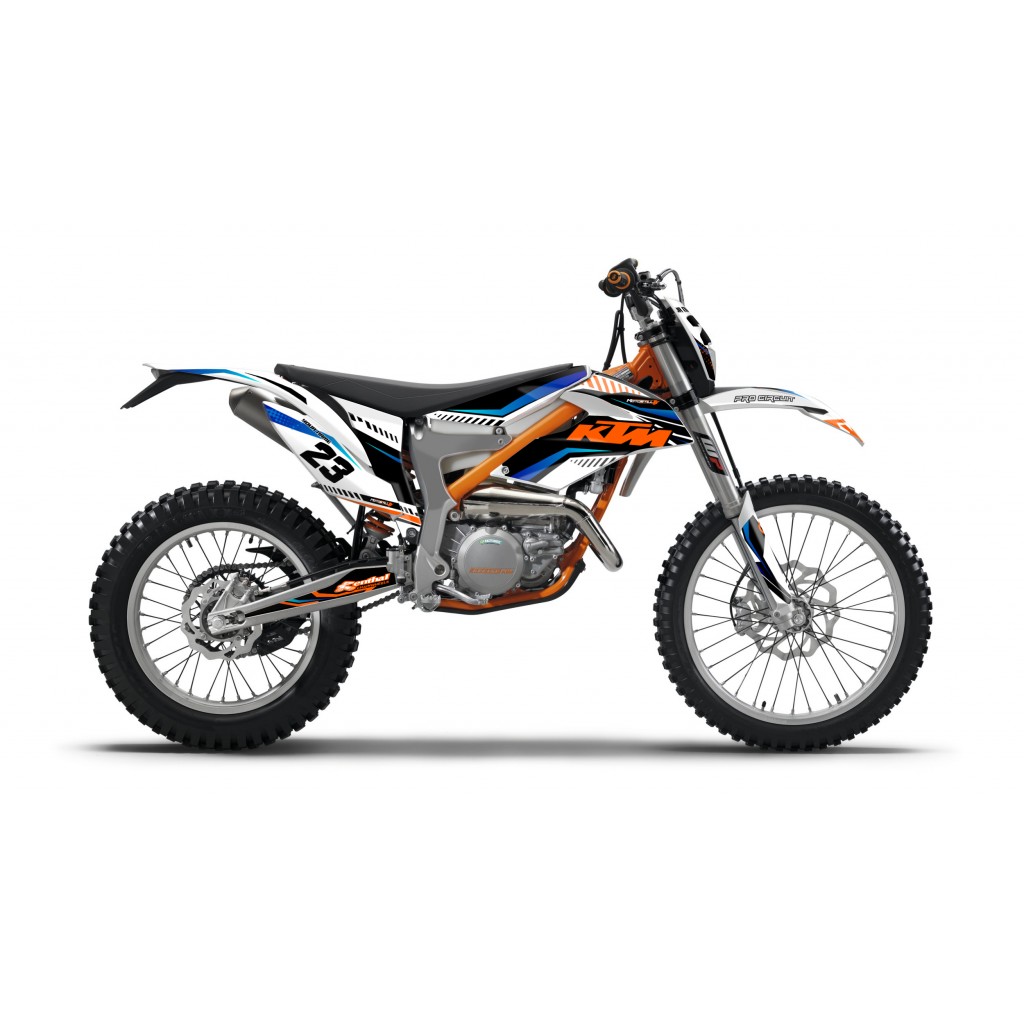 KTM FREERIDE GRAPHIC STICKER SET - DECAL KIT