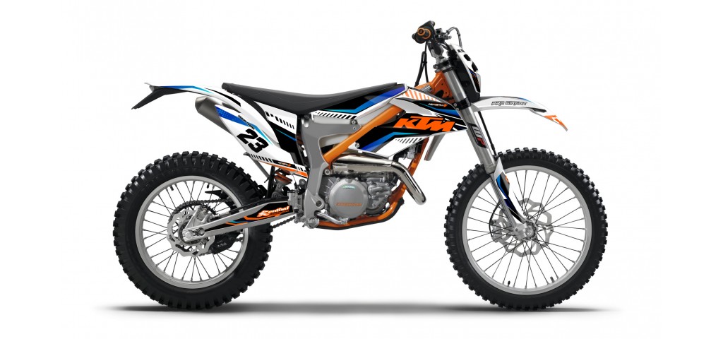KTM FREERIDE GRAPHIC STICKER SET - DECAL KIT