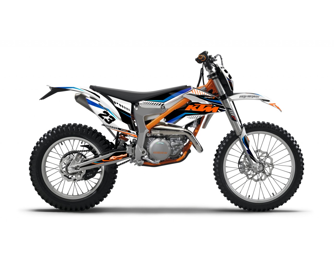 KTM FREERIDE GRAPHIC STICKER SET - DECAL KIT