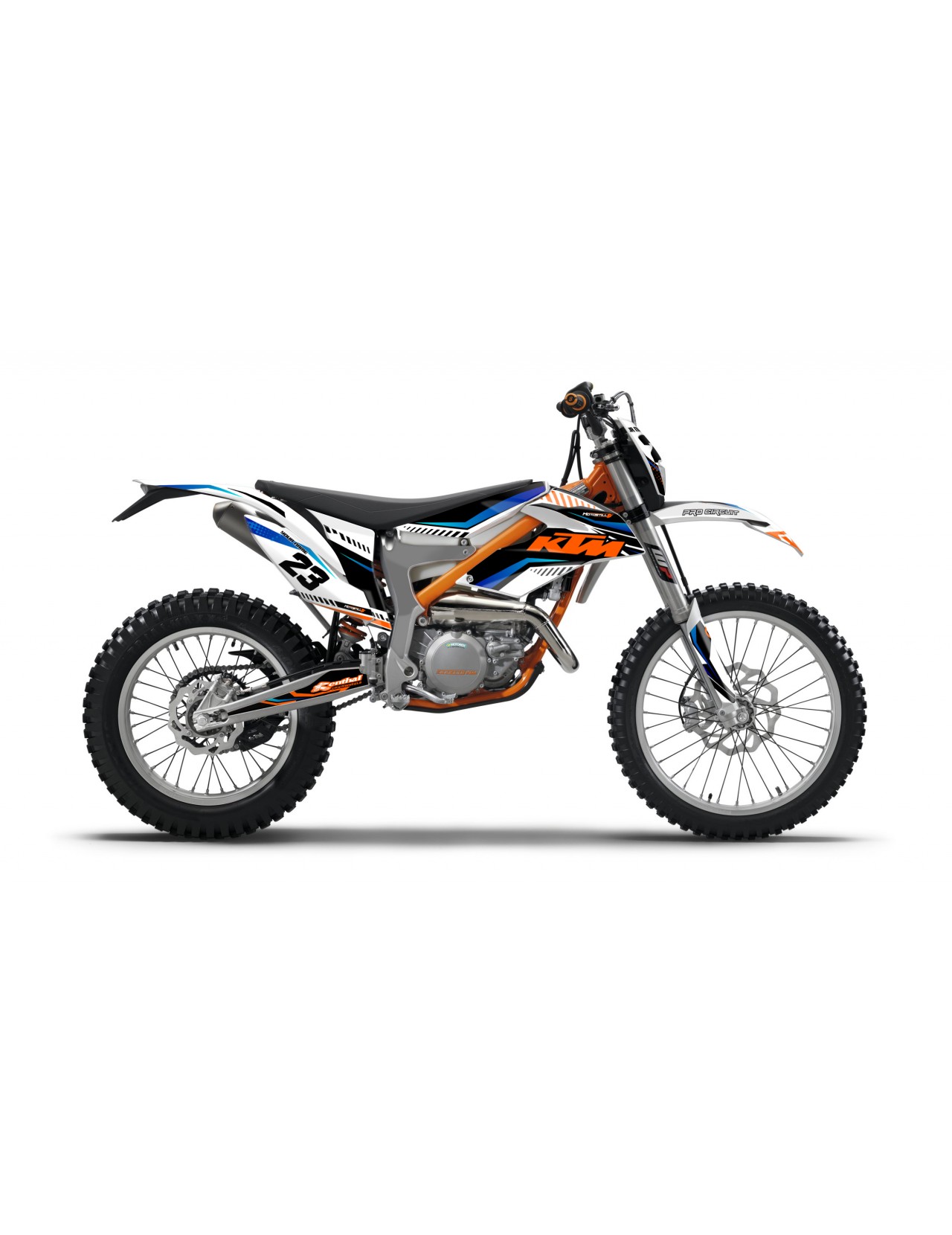 KTM FREERIDE GRAPHIC STICKER SET - DECAL KIT