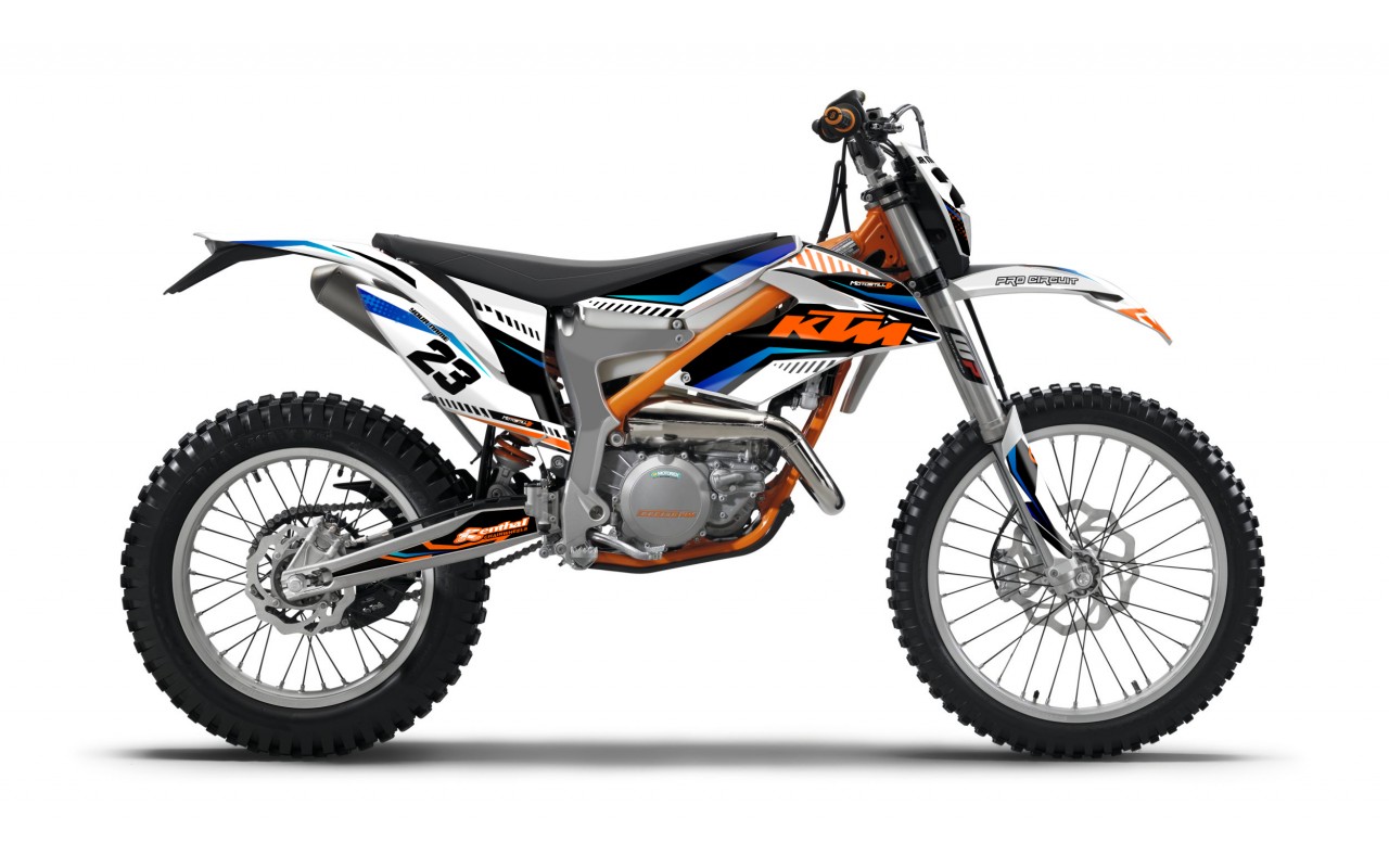 KTM FREERIDE GRAPHIC STICKER SET - DECAL KIT