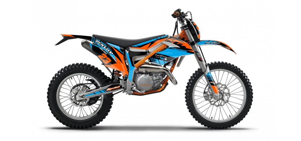 KTM FREERIDE GRAPHIC STICKER SET - DECAL KIT