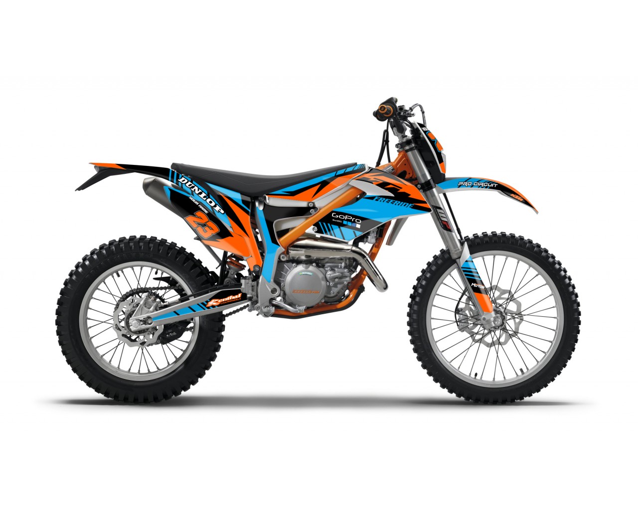 KTM FREERIDE GRAPHIC STICKER SET - DECAL KIT