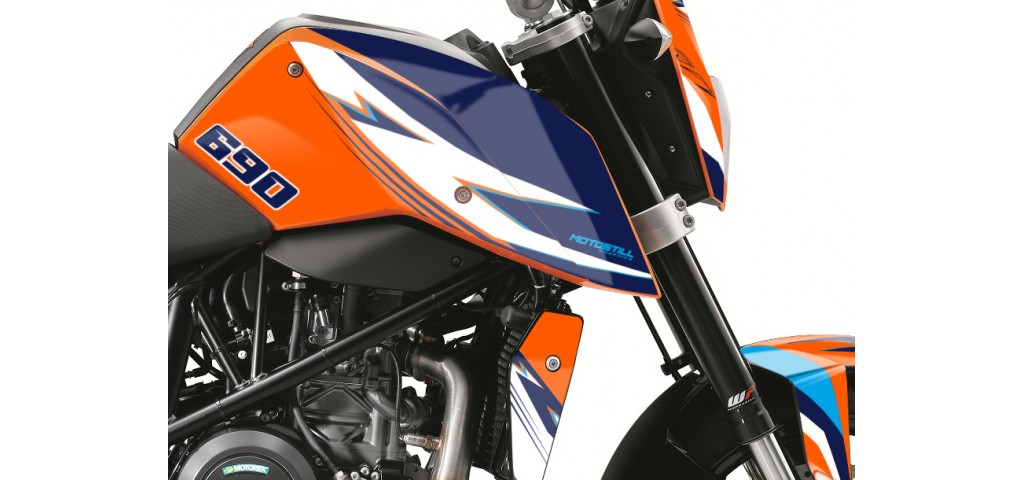 KTM DUKE 690 GRAPHIC SET - DECAL KIT
