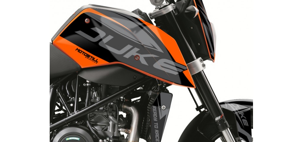 KTM DUKE 690 GRAPHIC SET - DECAL KIT