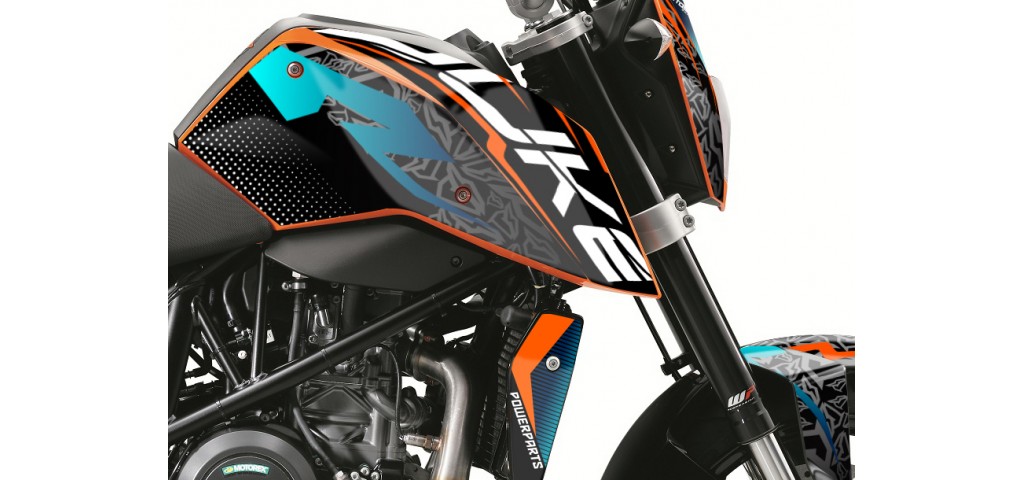KTM DUKE 690 GRAPHIC SET - DECAL KIT