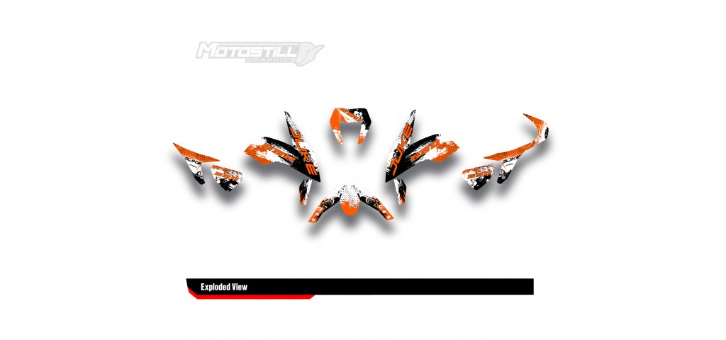 KTM DUKE 690  GRAPHIC STICKER SET - DECAL KIT