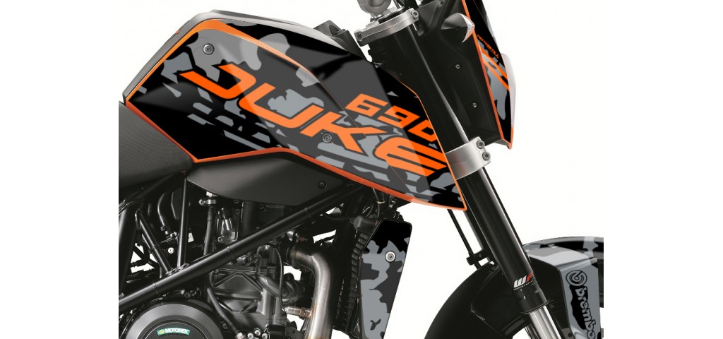 KTM DUKE 690 GRAPHIC SET - DECAL KIT