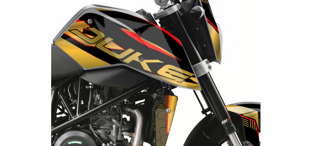 KTM DUKE 690 GRAPHIC SET - DECAL KIT