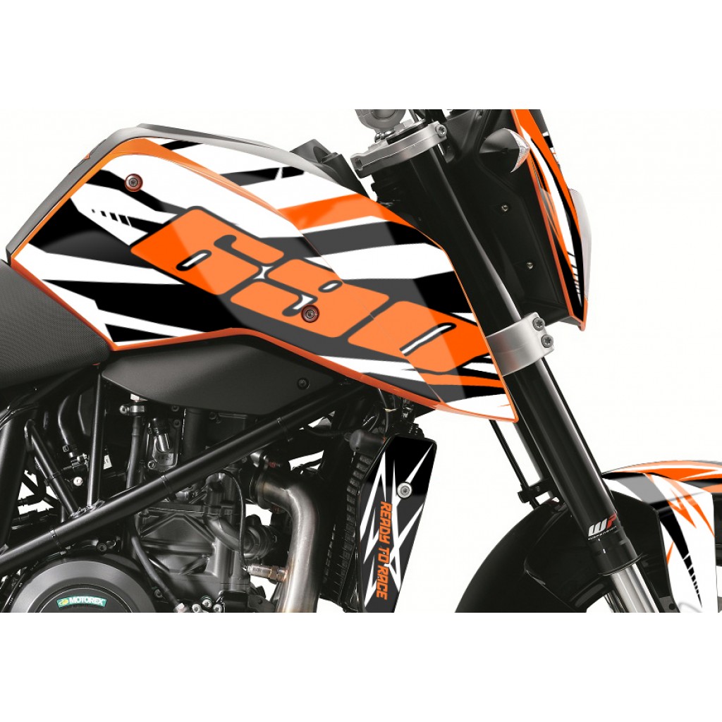 KTM DUKE 690 GRAPHIC SET - DECAL KIT