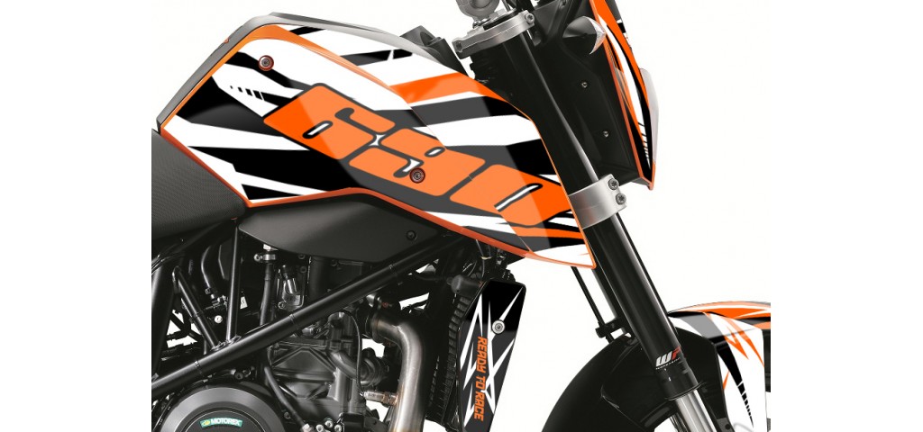 KTM DUKE 690 GRAPHIC SET - DECAL KIT