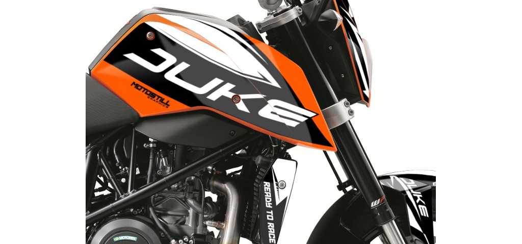 KTM DUKE 690 GRAPHIC SET - DECAL KIT