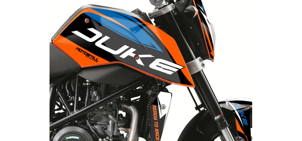 KTM DUKE 690 GRAPHIC SET - DECAL KIT