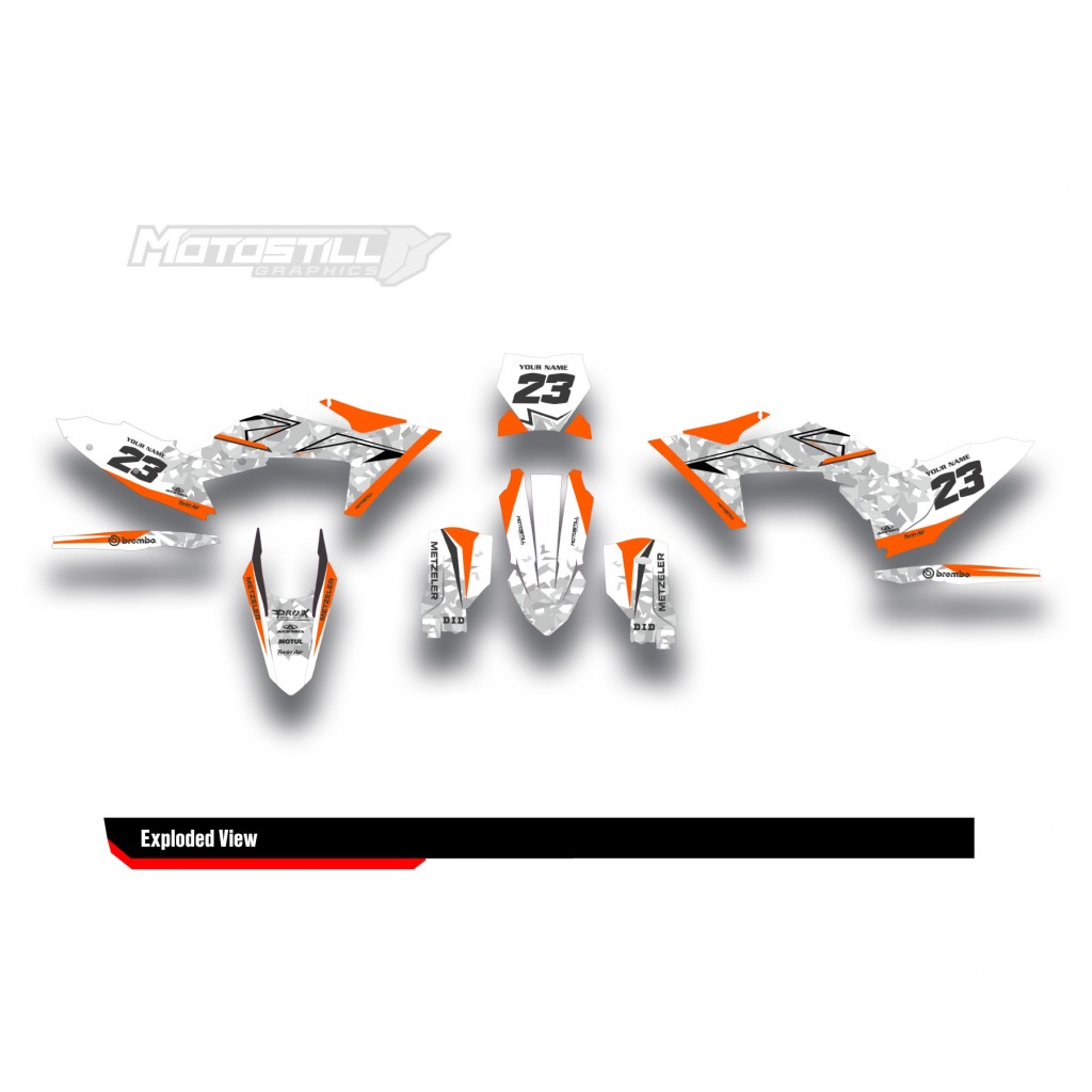 KTM  EXC / XC / SX / SM GRAPHIC STICKER KIT