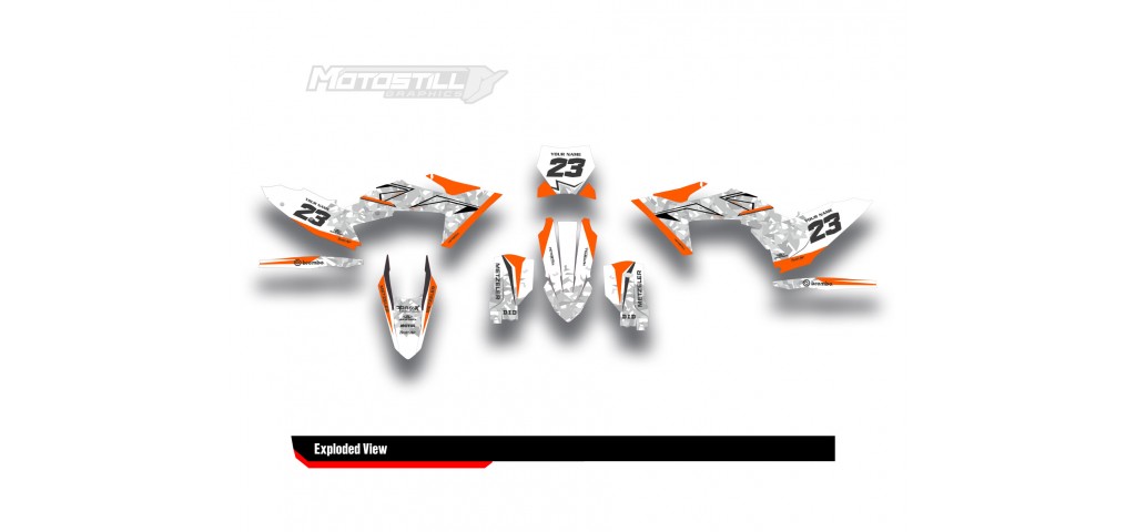 KTM  EXC / XC / SX / SM GRAPHIC STICKER KIT