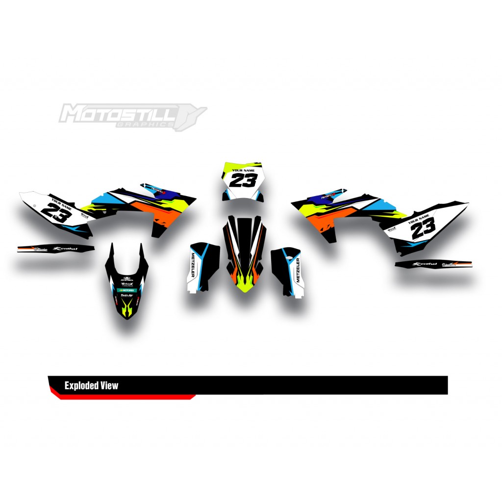 KTM  EXC / XC / SX / SM GRAPHIC STICKER KIT