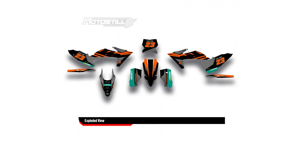 KTM  EXC / XC / SX / SM GRAPHIC STICKER KIT