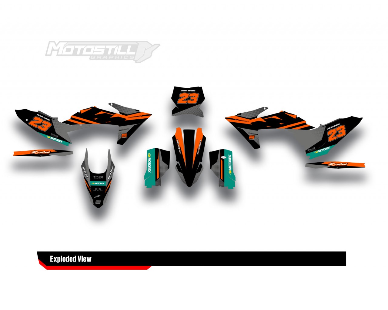 KTM  EXC / XC / SX / SM GRAPHIC STICKER KIT
