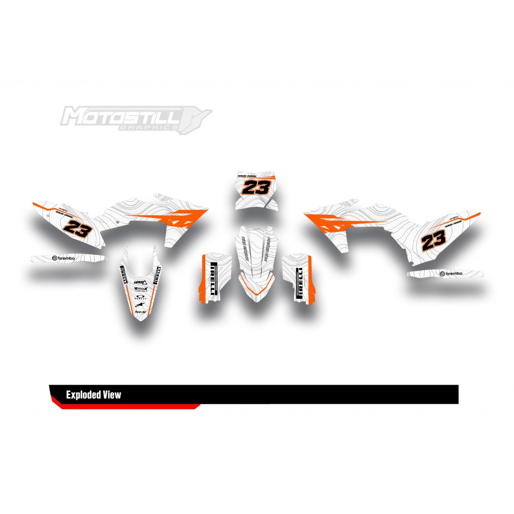 KTM  EXC / XC / SX / SM GRAPHIC STICKER KIT
