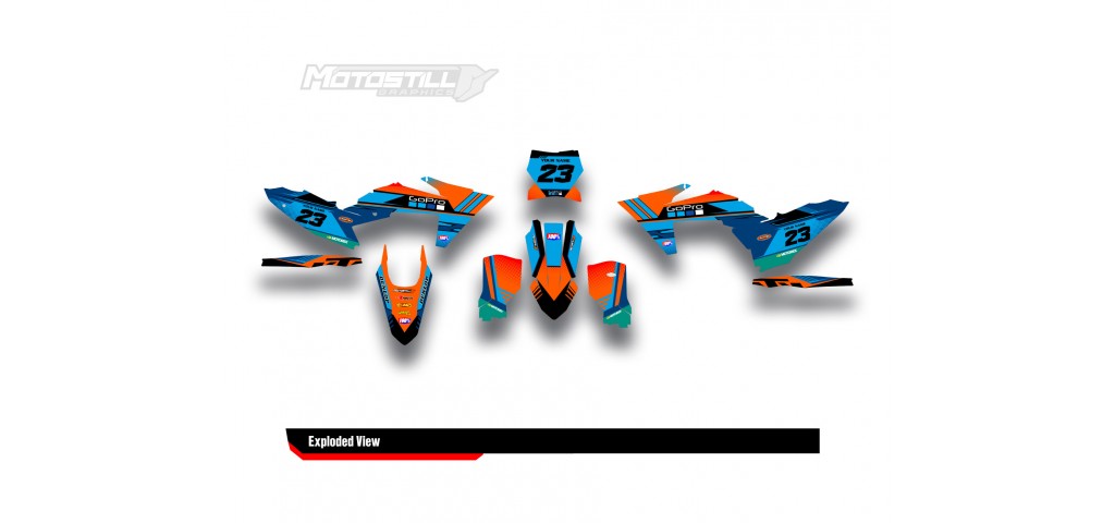 KTM  EXC / XC / SX / SM GRAPHIC STICKER KIT