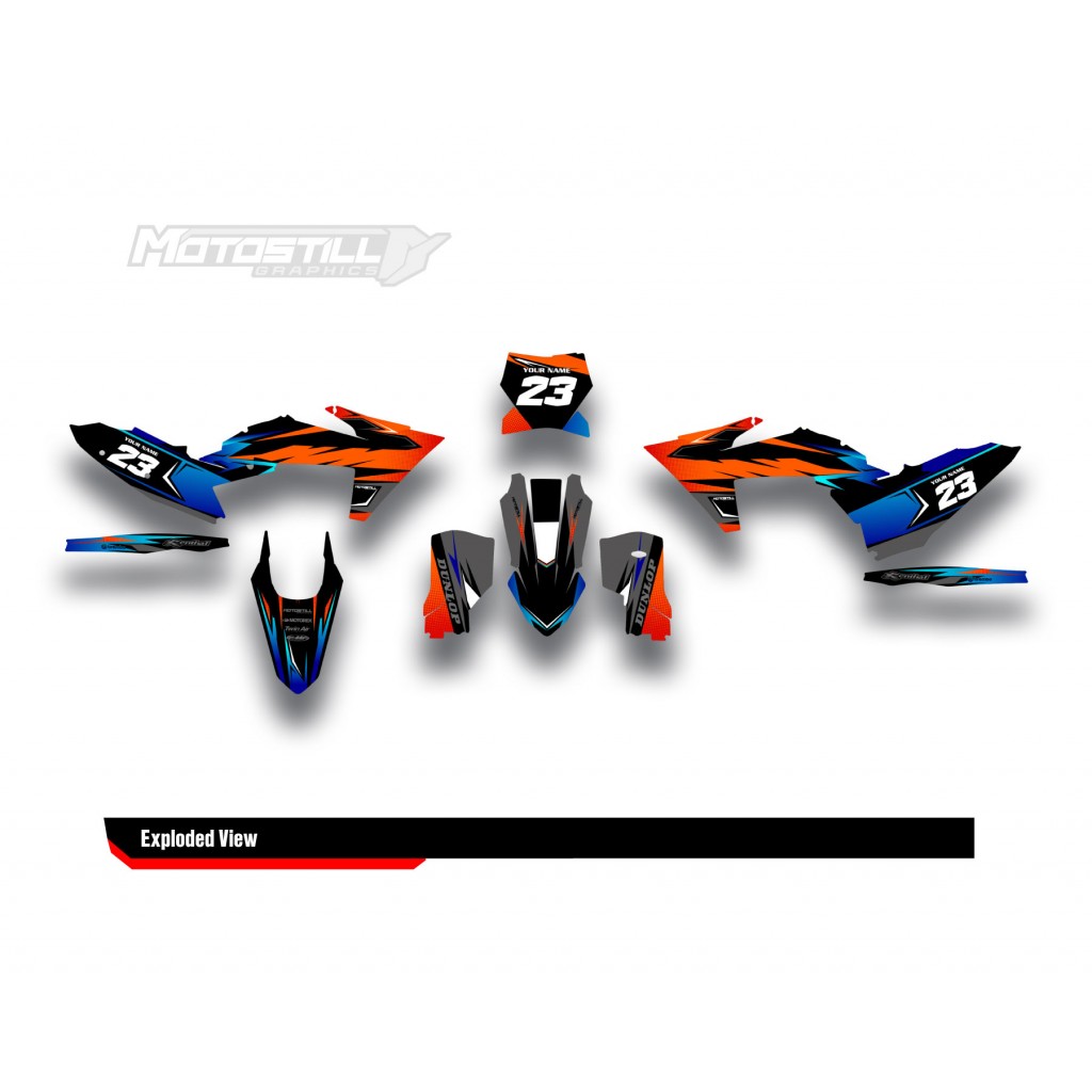KTM  EXC / XC / SX / SM GRAPHIC STICKER KIT