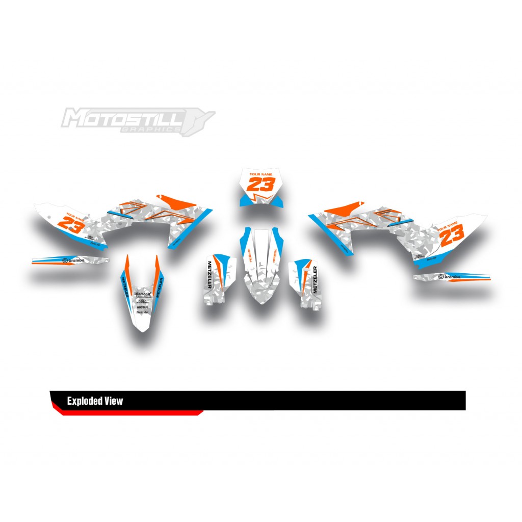 KTM  EXC / XC / SX / SM GRAPHIC STICKER KIT
