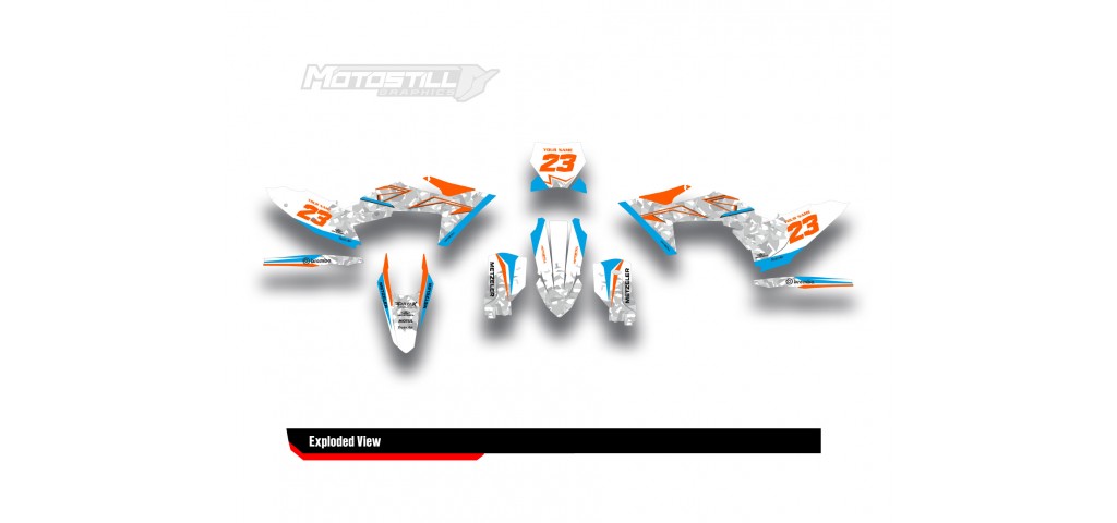 KTM  EXC / XC / SX / SM GRAPHIC STICKER KIT