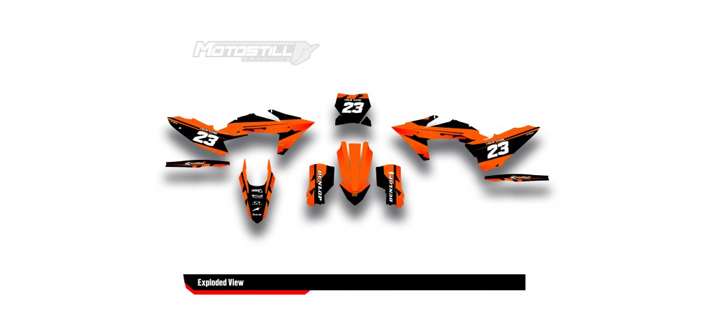 KTM  EXC / XC / SX / SM GRAPHIC STICKER KIT