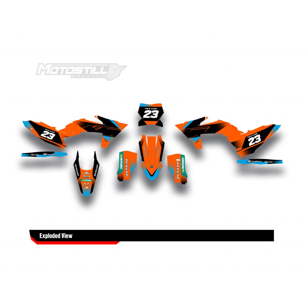 KTM  EXC / XC / SX / SM GRAPHIC STICKER KIT