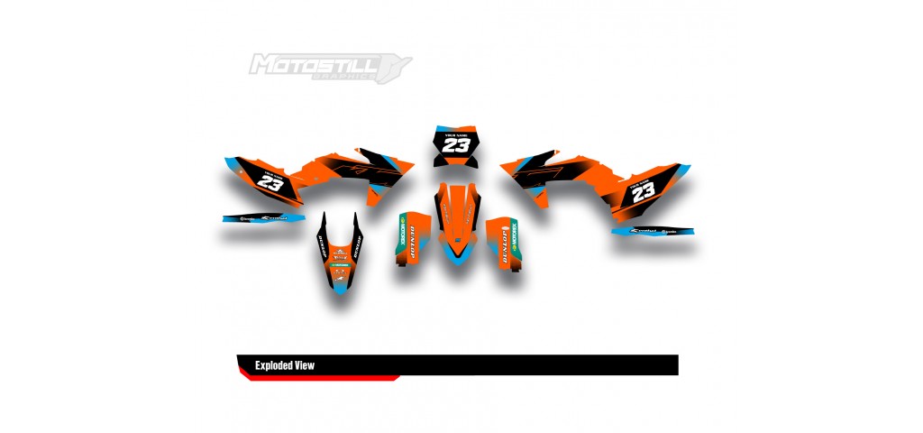 KTM  EXC / XC / SX / SM GRAPHIC STICKER KIT