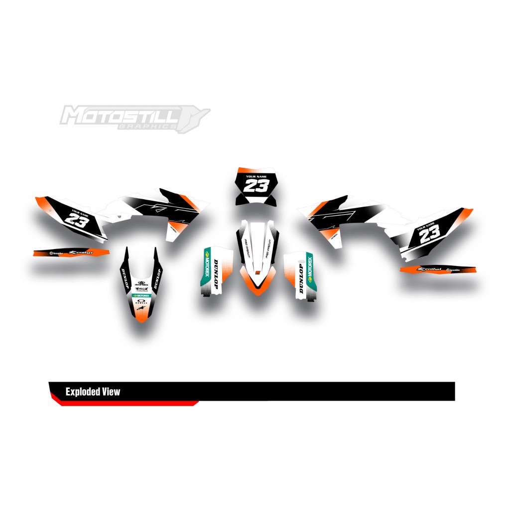 KTM  EXC / XC / SX / SM GRAPHIC STICKER KIT