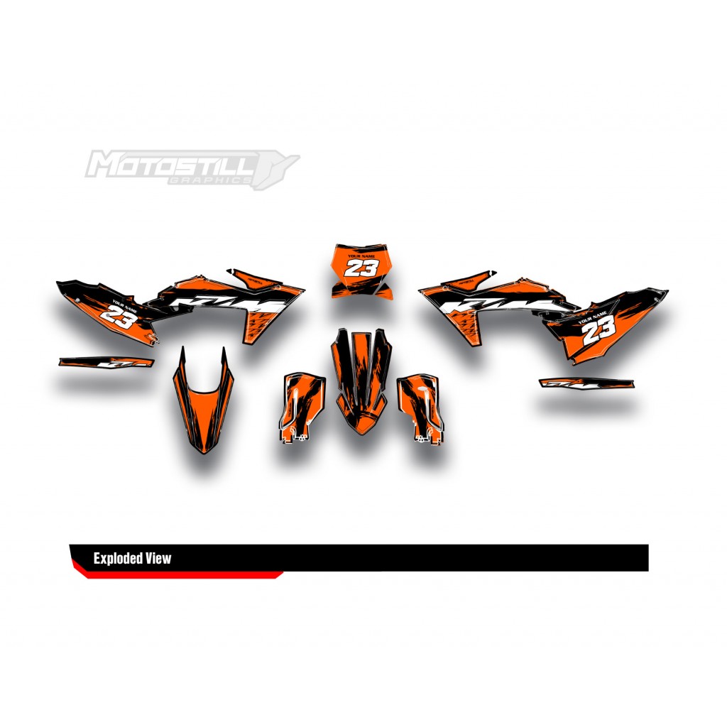 KTM  EXC / XC / SX / SM GRAPHIC STICKER KIT