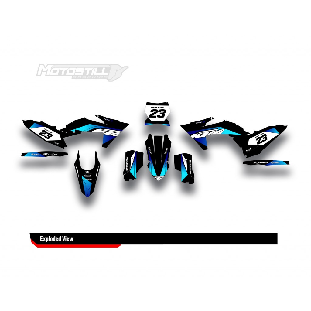 KTM  EXC / XC / SX / SM GRAPHIC STICKER KIT