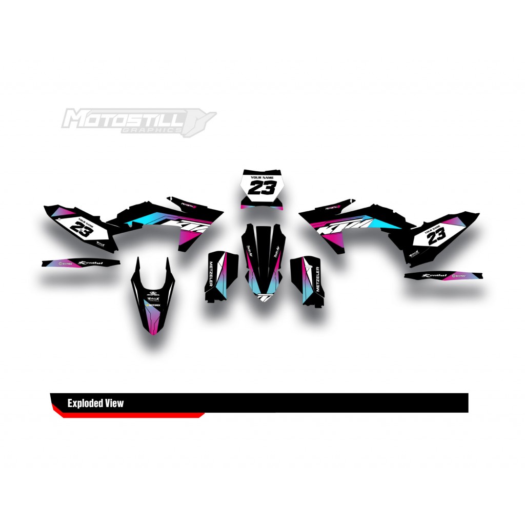 KTM  EXC / XC / SX / SM GRAPHIC STICKER KIT