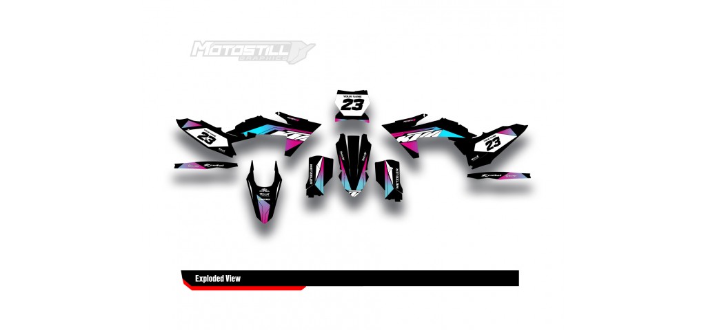 KTM  EXC / XC / SX / SM GRAPHIC STICKER KIT
