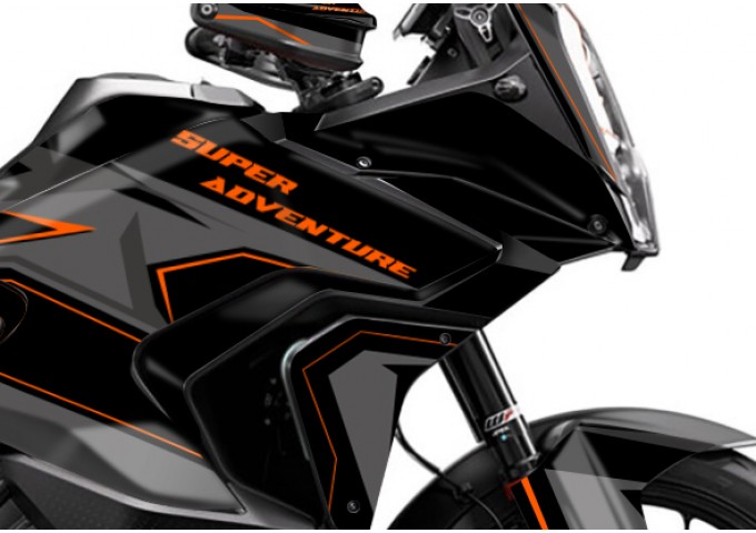 KTM 1290 SUPER ADVENTURE S 2021-2023 GRAPHIC SET / DECAL KIT