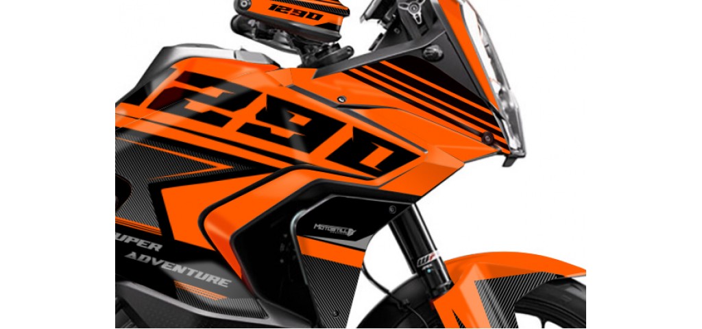 KTM 1290 SUPER ADVENTURE S 2021-2023 GRAPHIC SET / DECAL KIT