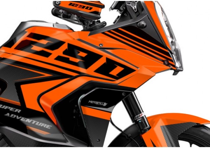 KTM 1290 SUPER ADVENTURE S 2021-2023 GRAPHIC SET / DECAL KIT