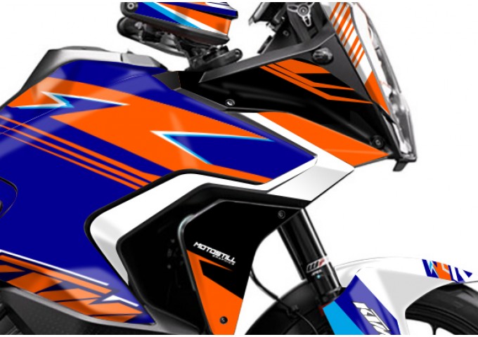 KTM 1290 SUPER ADVENTURE S 2021-2023 GRAPHIC SET / DECAL KIT