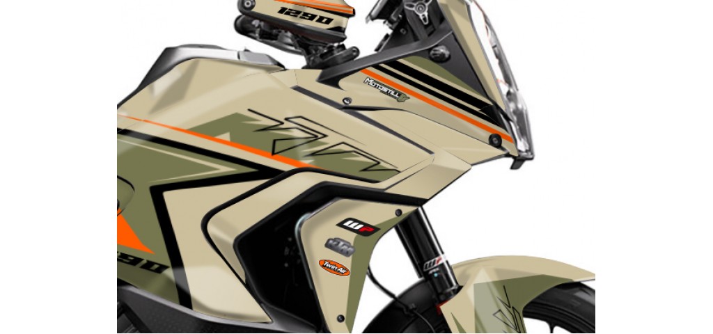 KTM 1290 SUPER ADVENTURE S 2021-2023 GRAPHIC SET / DECAL KIT